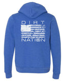 Dirt Nation Patriotic Racing Hoodie or Zip Up