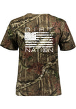 Realtree Camo Dirt Nation Patriotic Racing T Shirt