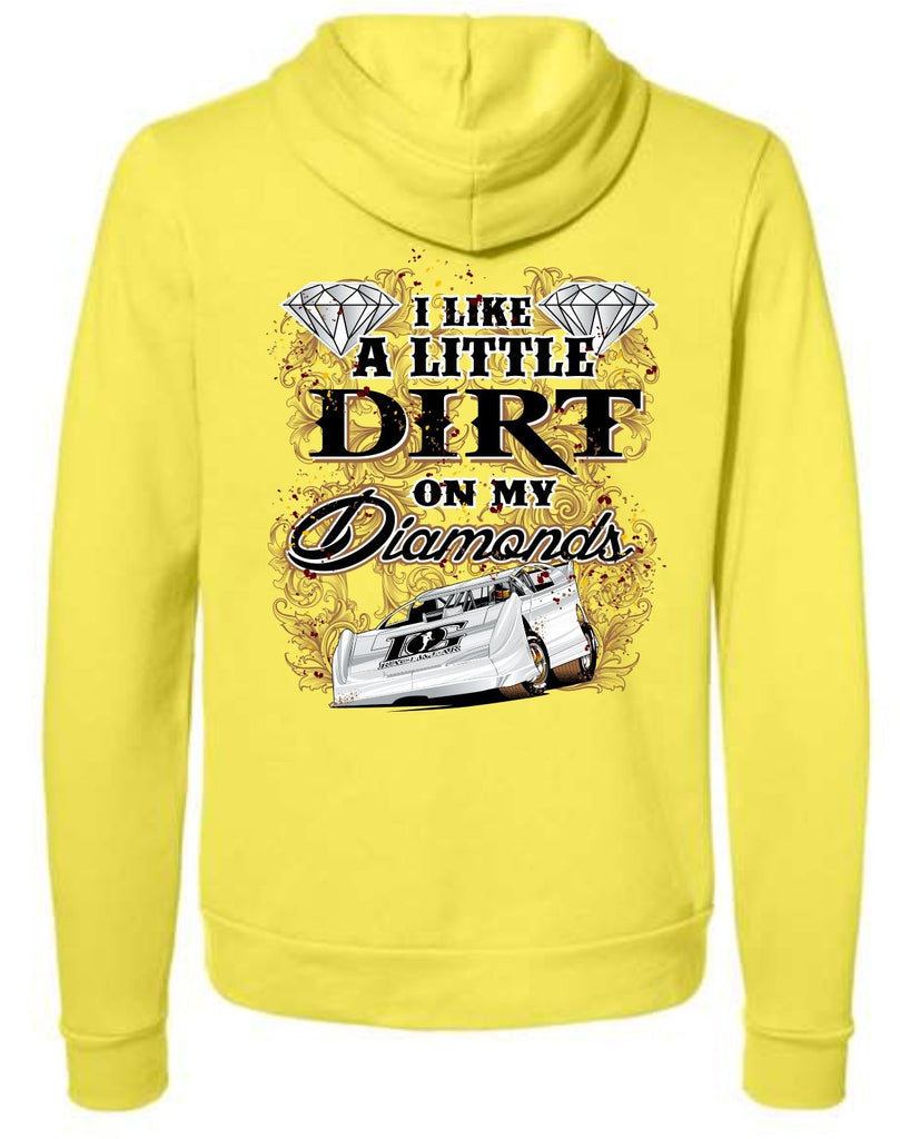 Dirt on My Diamonds Dirt Late Model Racing Hoodie - 2 Colors