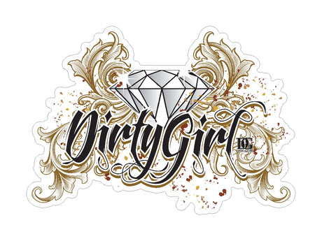 Dirty Girl Diamond Decal
