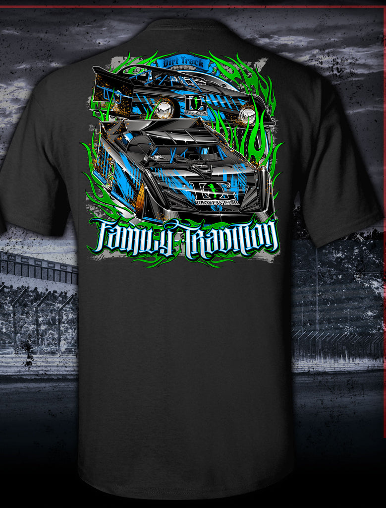Family Tradition Black Late Model T-Shirt