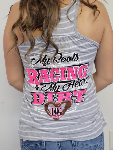 My Roots Are in Racing Flowy Tank Top