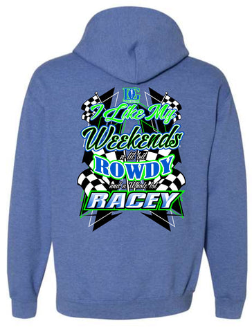 Rowdy & Racey Dirt Track Racing Hoodie